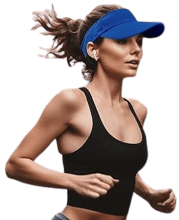 Person exercising with dumbbells