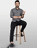 Plain cotton men's shirt